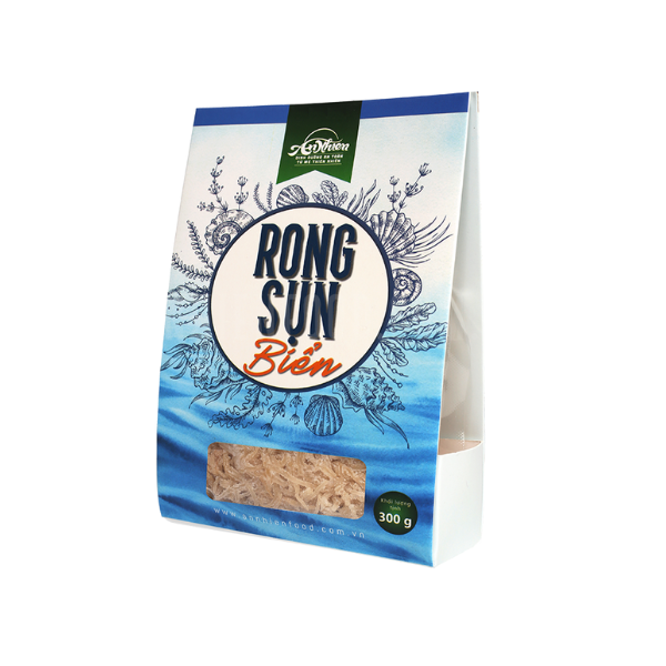 Rong Sụn Biển - Salted Cottonii Seaweed - An Nhiên Foods - Túi 300g