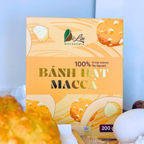 Bánh hạt Macca truyền thống - 200g - DILIN