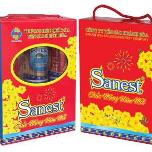 NƯỚC YẾN SÀO SANEST LON 190ML, HỘP 6 LON - 001H6