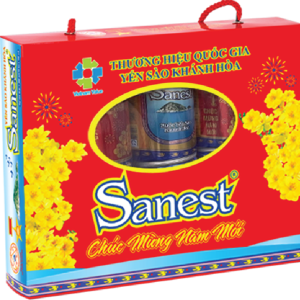 NƯỚC YẾN SÀO SANEST LON 190ML, HỘP 10 LON - 001H10