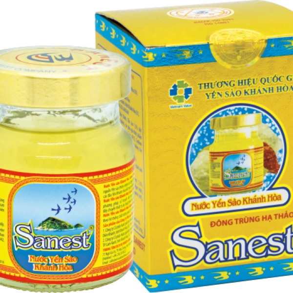 NƯỚC YẾN SÀO SANEST ĐÔNG TRÙNG HẠ THẢO 70ML, HỘP 1 LỌ - 005