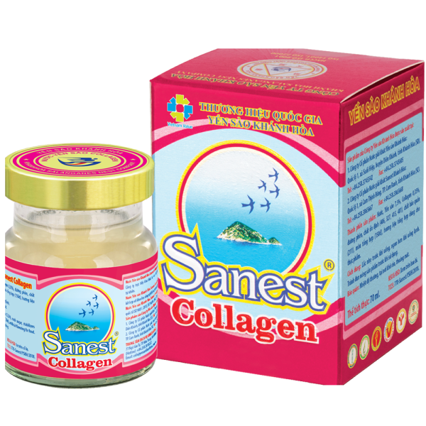 NƯỚC YẾN SÀO SANEST COLLAGEN 70ML, HỘP 1 LỌ - 770