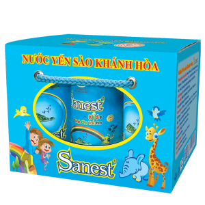 NƯỚC YẾN SÀO SANEST TRẺ EM LON 190ML, HỘP 6 LON - 0162H6