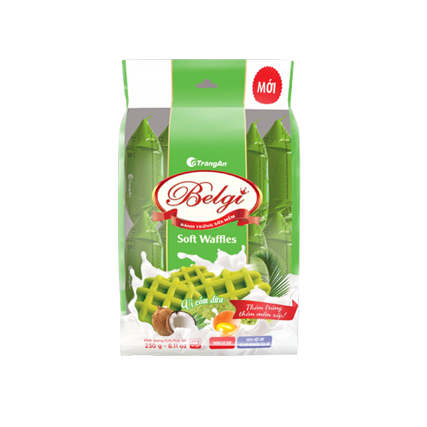 Bánh Belgi trứng sữa mềm 230g | Belgi Soft Egg & Milk Cake 230g - Tràng An