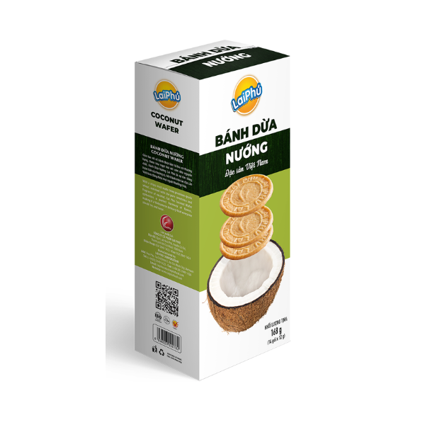 Bánh Dừa Nướng - 168g - Lai Phú