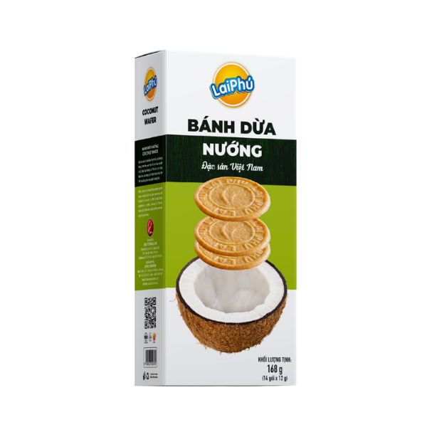 Bánh Dừa Nướng - 168g - Lai Phú