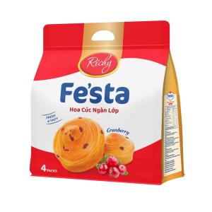 Bánh mì hoa cúc ngàn lớp Fe'sta - Hương vị việt quất - Richy