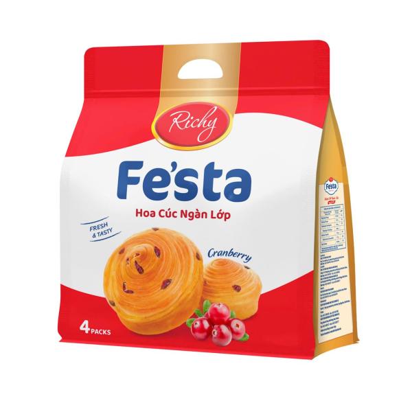Bánh mì hoa cúc ngàn lớp Fe'sta - Hương vị việt quất - Richy