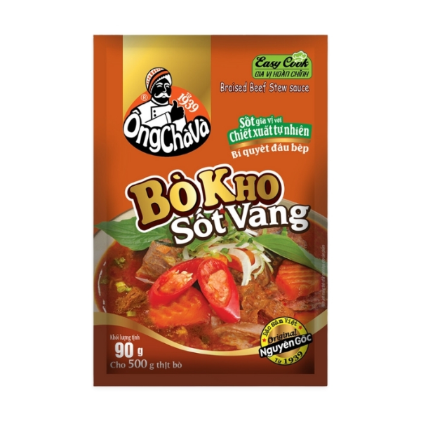 Sốt bò kho sốt vang Ông Chà Và - 90g - NOSAFOOD