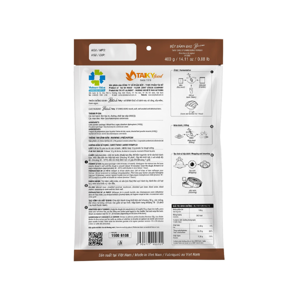 Bột Bánh Bao - TAKY FOOD