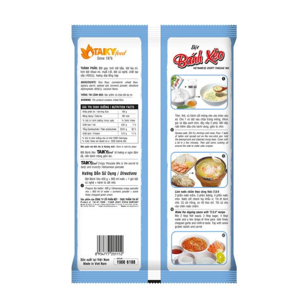 Bột bánh xèo Thượng Hạng - TAKY FOOD