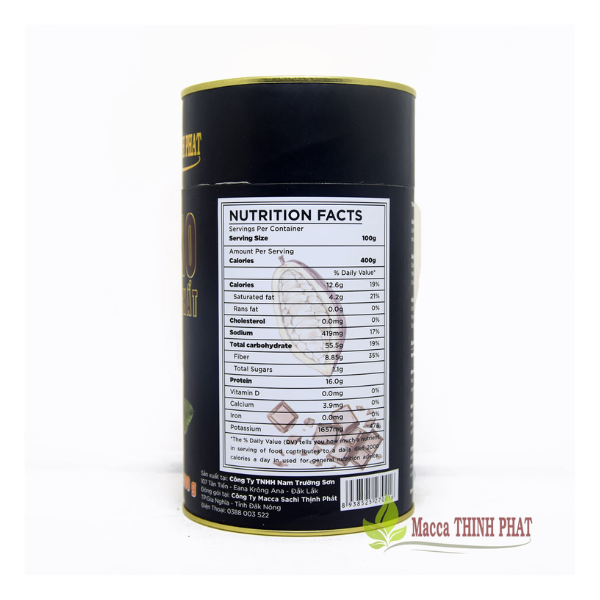 Bột ca cao nguyên chất - 500gr - Thịnh Phát