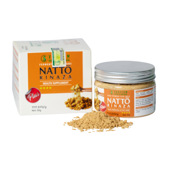 Bột đậu tương lên men Natto Kinaza (1117,8FU/g) – hộp 50g - VASTCOM