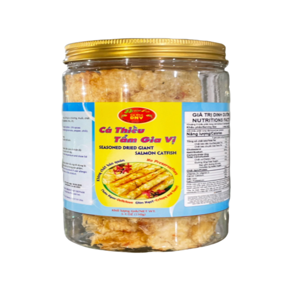 Cá thiều tẩm gia vị | Seasoned dried giant salmon catfish - DNV FOOD