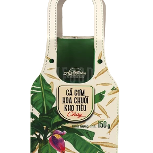 Cá Cơm Hoa Chuối Kho Tiêu Chay - Vegan Spicy Roasted Anchovy - An Nhiên Foods - Túi 150g