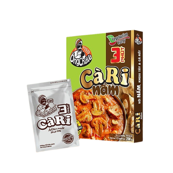 Cà ri nấm chay (3 phút) - 200g - NOSAFOOD