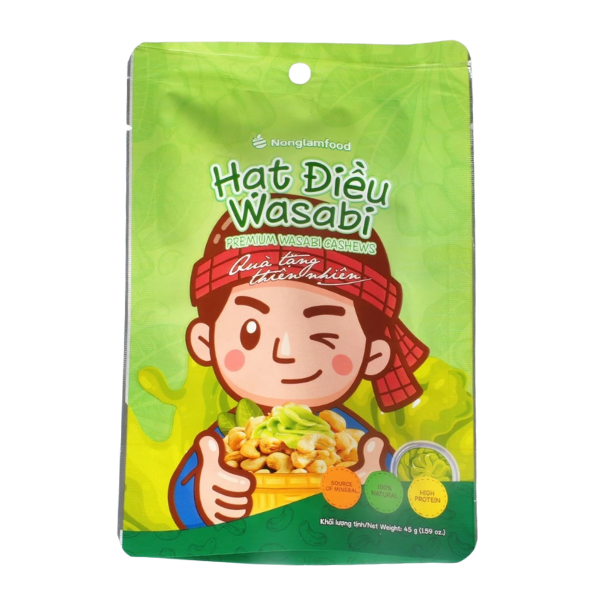 Hạt điều Wasabi Nhật Bản - 45g - Nông Lâm Food
