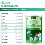 Bột dinh dưỡng cao cấp bổ sung Tảo Spirulina – Hộp 500g - VASTCOM