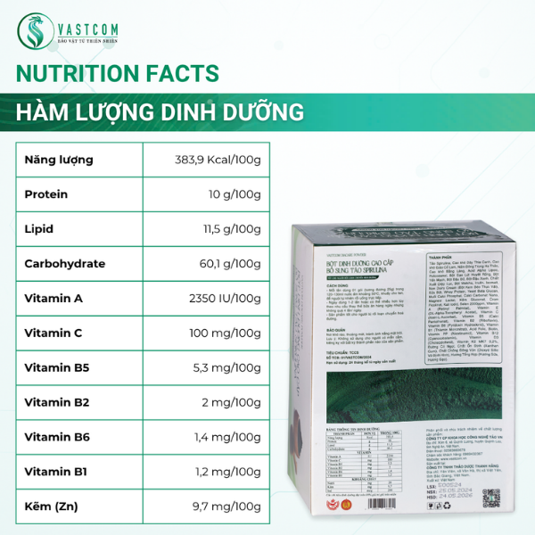 Bột dinh dưỡng cho người tiểu đường tim mạch Diacare Powder – Hộp 15 gói -  VASTCOM