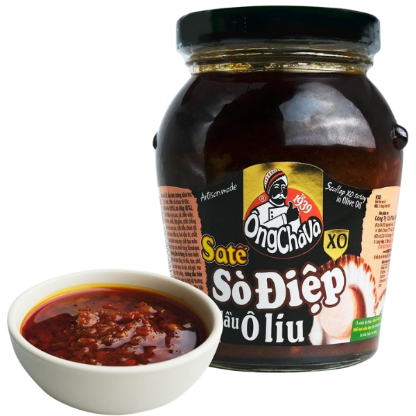 Sa Tế Sò Điệp XO Dầu Oliu - 230g - NOSAFOOD