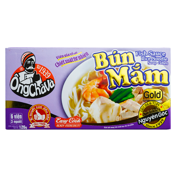 Viên gia vị Bún Mắm Ông Chà Và - 126g - NOSAFOOD