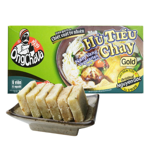 Viên Gia Vị Hủ tiếu chay Ông Chà Và Gold - 126g - NOSAFOOD