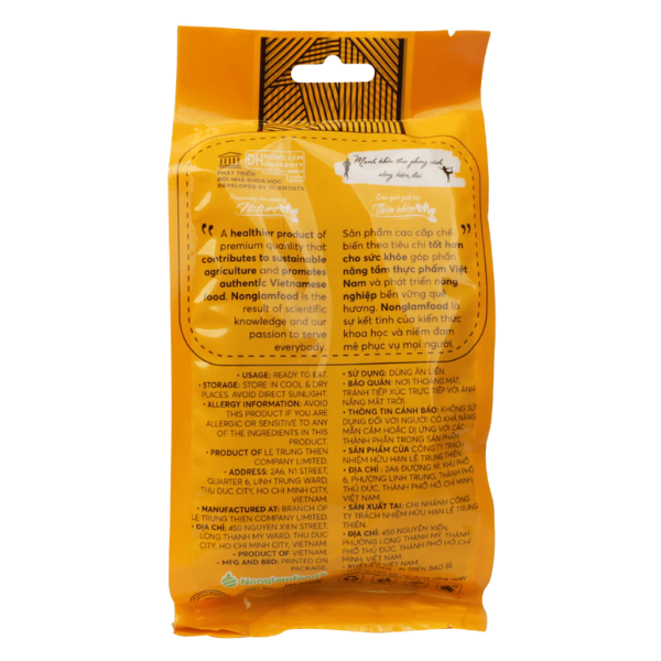 Thanh gạo lứt top energy bar hạt và rong biển - Nông Lâm Food