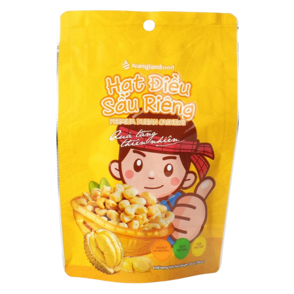 Hạt điều sầu riêng - 45g - Nông Lâm Food