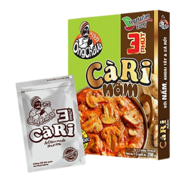 Cà ri nấm chay (3 phút) - 200g - NOSAFOOD