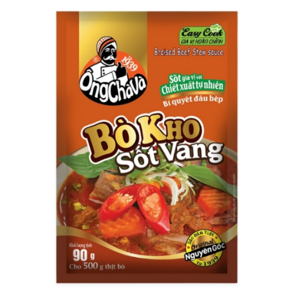Sốt bò kho sốt vang Ông Chà Và - 90g - NOSAFOOD