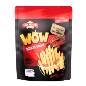 Khoai tây sấy WOW vị thịt nướng - 80g - Minh Dương Food