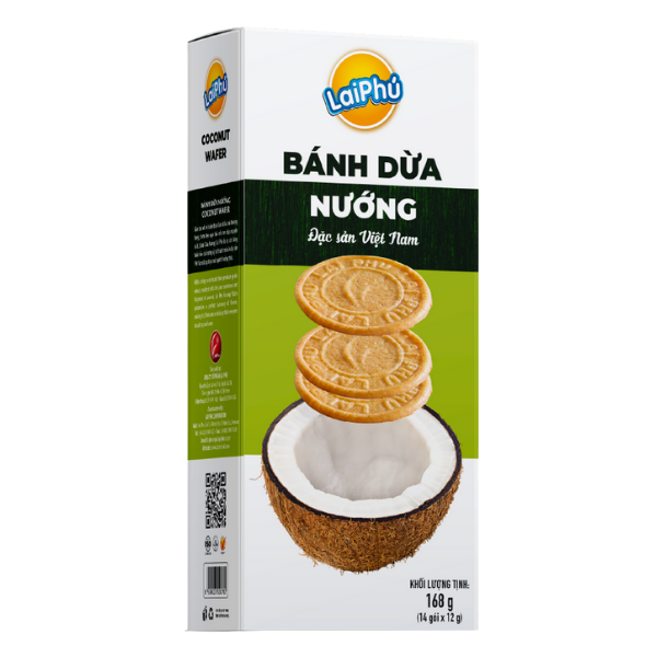 Bánh Dừa Nướng - 168g - Lai Phú