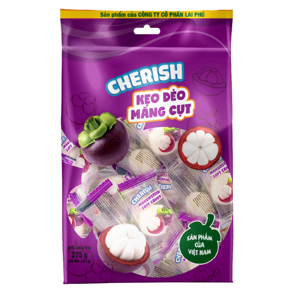 Kẹo Dẻo Măng Cụt Cherish - 275g - Lai Phú