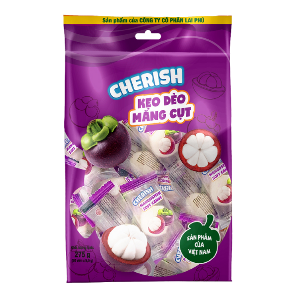 Kẹo Dẻo Măng Cụt Cherish - 275g - Lai Phú
