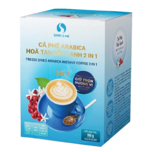 Cà phê Arabica hoà tan sấy lạnh 2in1 - Shin cà phê (PAN)