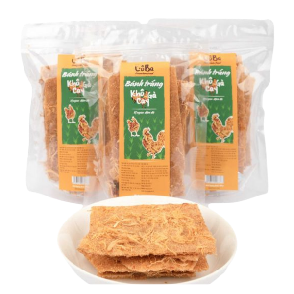 Bánh Tráng Khô Gà Cay Cô Ba - 140g - BATRAFOCO