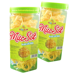 Mực sốt nước cốt dừa - 150g - Hải sản Đầm Sen