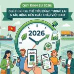 4 quy định của EU trong năm 2026 định hình lại xu hướng tiêu dùng và tác động tới xuất khẩu Việt Nam