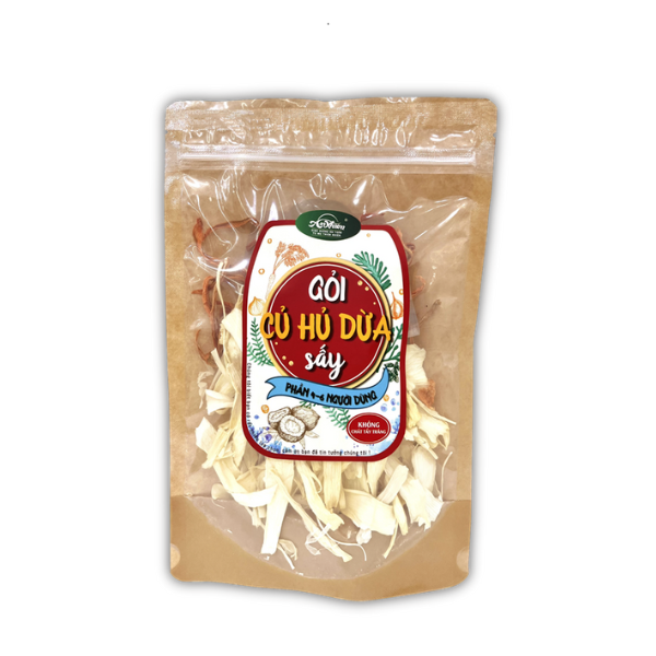 Gỏi Củ Hủ Dừa Sấy - Dried Coconut Tubes Salad - An Nhiên Foods - Túi 50g