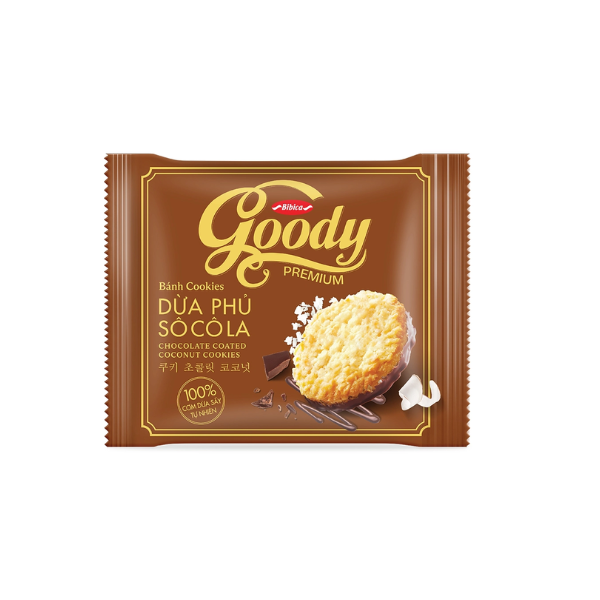 Bánh Cookies Goody Pemium Dừa phủ Socola HG - 282g - PAN