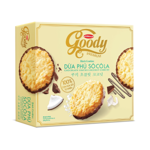 Bánh Cookies Goody Pemium Dừa phủ Socola HG - 282g - PAN