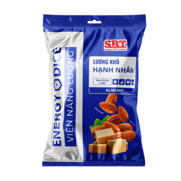 Lương khô Mini vị Hạnh Nhân gói 500g - SBT