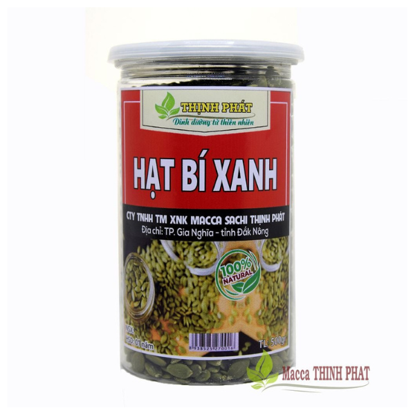 Hạt bí xanh tách vỏ sấy khô - 500g - Thịnh Phát