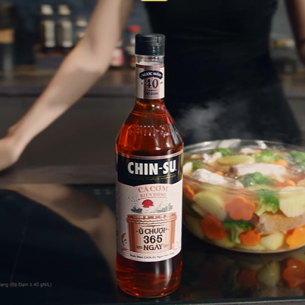 Nước mắm CHIN-SU Ủ CHƯỢP 365 ngày 40 độ đạm - MASAN