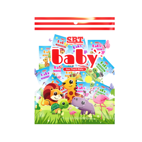 Kẹo thạch baby ngắn mix nhiều vị - SBT
