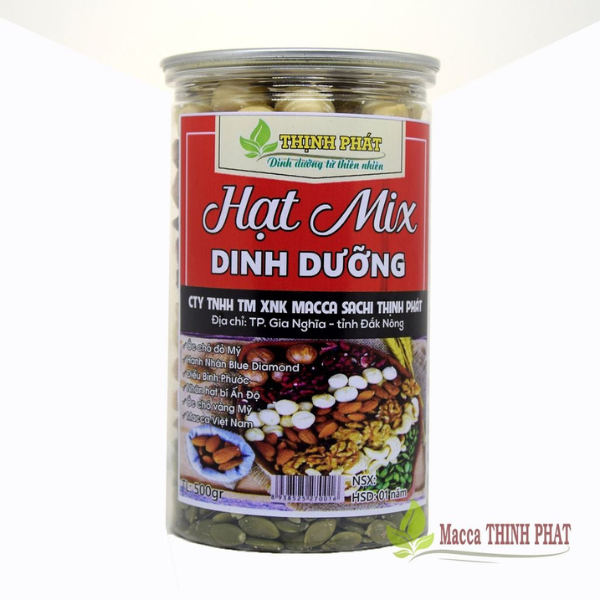 Hạt mix dinh dưỡng 6 loại hạt Thịnh Phát - 500gr - Thịnh Phát