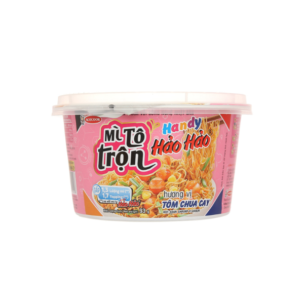 Mì Tô Trộn Hảo Hảo - Hương vị TÔM CHUA CAY - ACECOOK