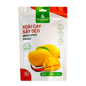 Xoài sấy dẻo muối ớt - 100g - Nông Lâm Food