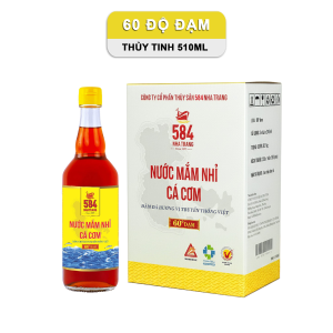 Nước mắm 584 Nha Trang 60 độ đạm – 510ml/chai - 584 Nha Trang (PAN)