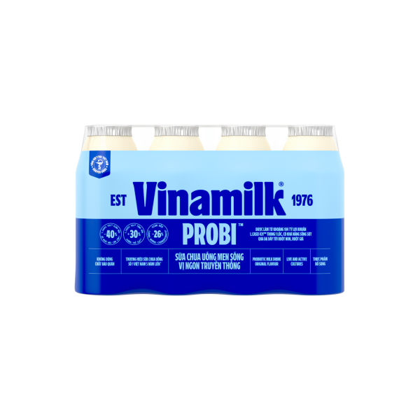 Sữa chua uống men sống Probi Có Đường - VINAMILK